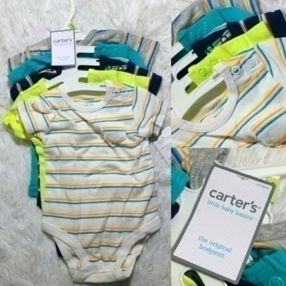 Carter's The Original Bodysuit Set Of 4-Size 3